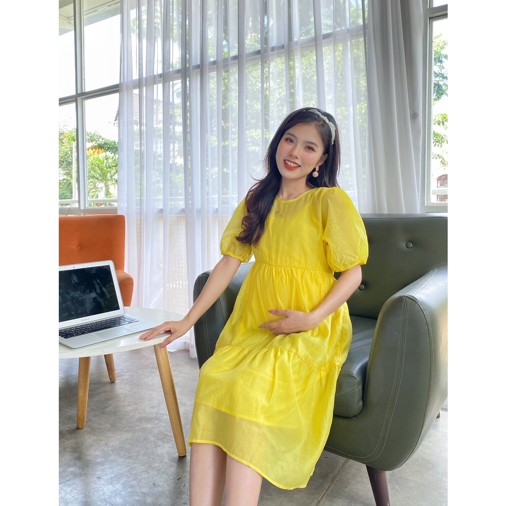 Đầm Bầu cổ ren đuôi cá sang chảnh