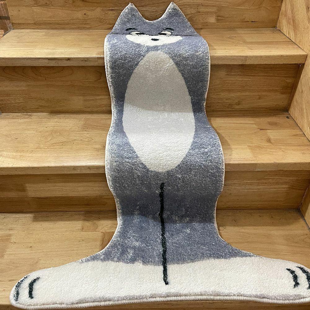 Thảm Lót Cầu Thang Hình Mèo Tom Vui Nhộn