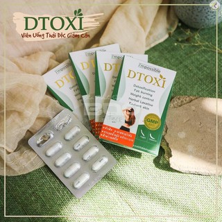 Dtoxi - viên giải độc, giảm cân - 1 vĩ