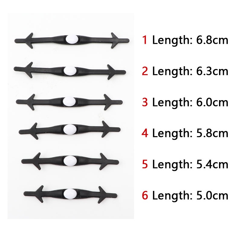 Set 12 Dây Giày Silicone Co Giãn Không Cần Buộc Tiện Lợi Dành Cho Nam Và Nữ