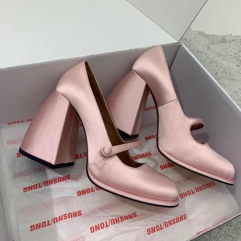 Giày cao gót 10cm  nữ mẫu mới thương hiệu Jil Sander Shushutong 2021 cao cấp