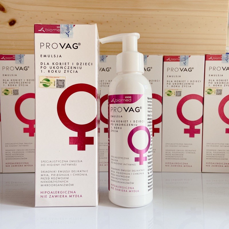 PROVAG DUNG DỊCH VỆ SINH CHỐNG VIÊM PHỤ KHOA EMULSION 150ML