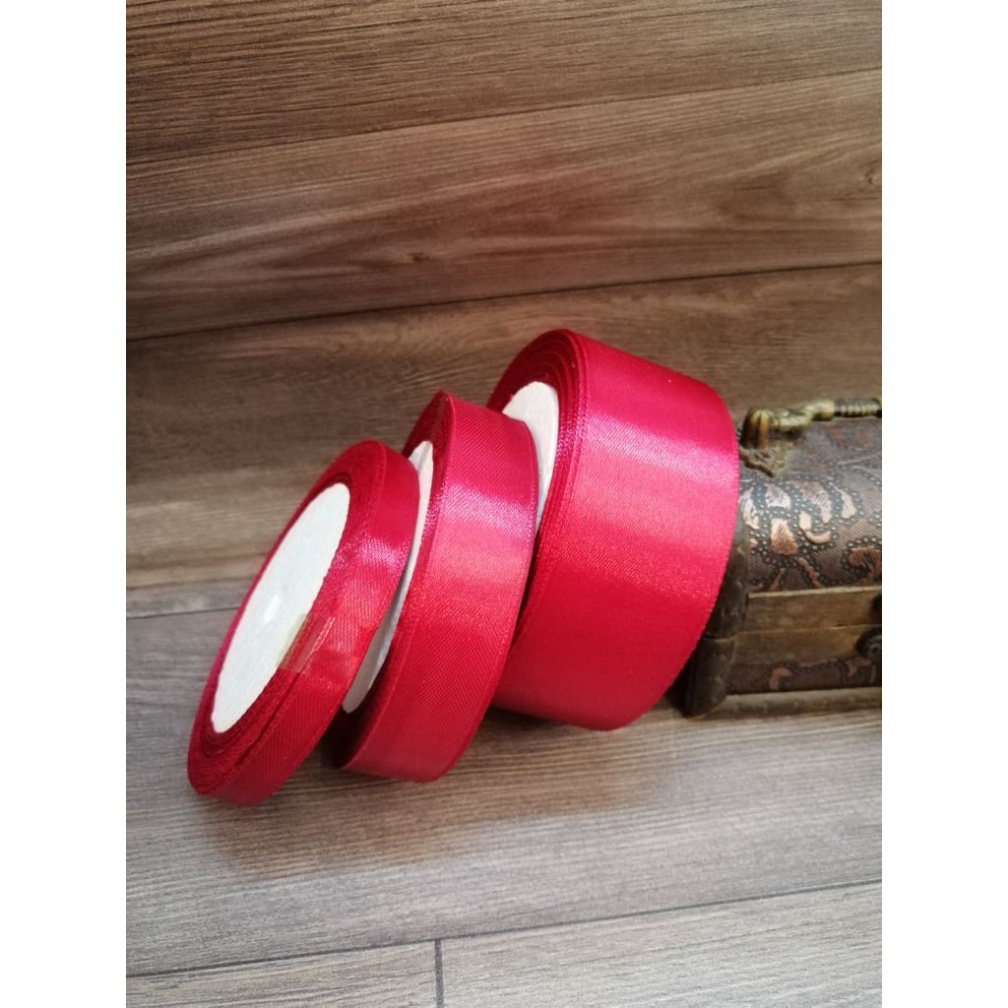 Ruy băng lụa cuộn dài 22m bản rộng 1cm/2cm/4cm đủ màu sắc - phụ kiện làm hoa, hoa giả, cây giả, htshop30