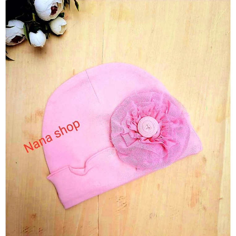 MŨ TUBAN BÔNG HOA SIEU XINH CHO BÉ GÁI