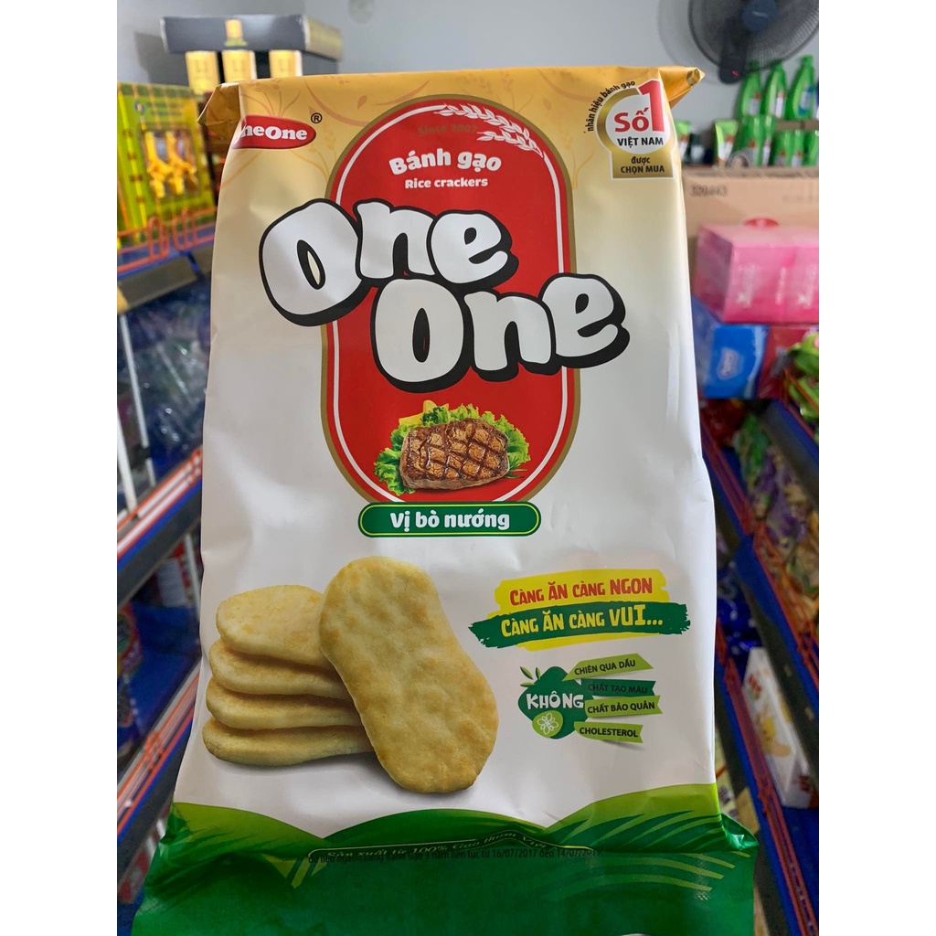 Bánh gạo oneone vị ngọt dịu / vị bò nướng gói 150g