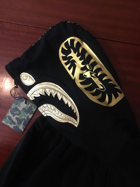 [Góc Ảnh Thật] Áo Bape Zip Hoodie Shark  | BigBuy360 - bigbuy360.vn