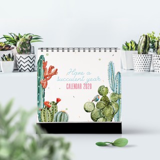 Lịch để bàn SDstationery 2020 HAVE A SUCCULENT YEAR (xương rồng)