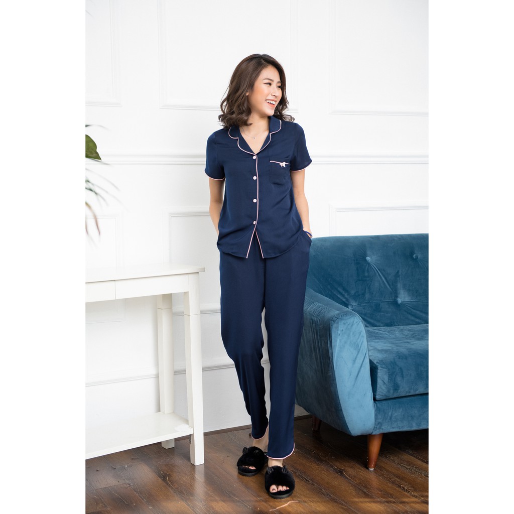 [Mã APWARN30 hoàn 30k xu đơn 150k] Bộ đồ ngủ nữ 🦋 mặc nhà siêu mát  Đồ bộ Pijama Lụa cao cấp | BigBuy360 - bigbuy360.vn