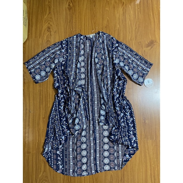 kimono khoác ngoài   hoa văn