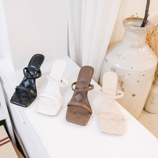 ZORI Guốc Dép Gót Nhọn 7P, Quai Ngang. Mã: De51