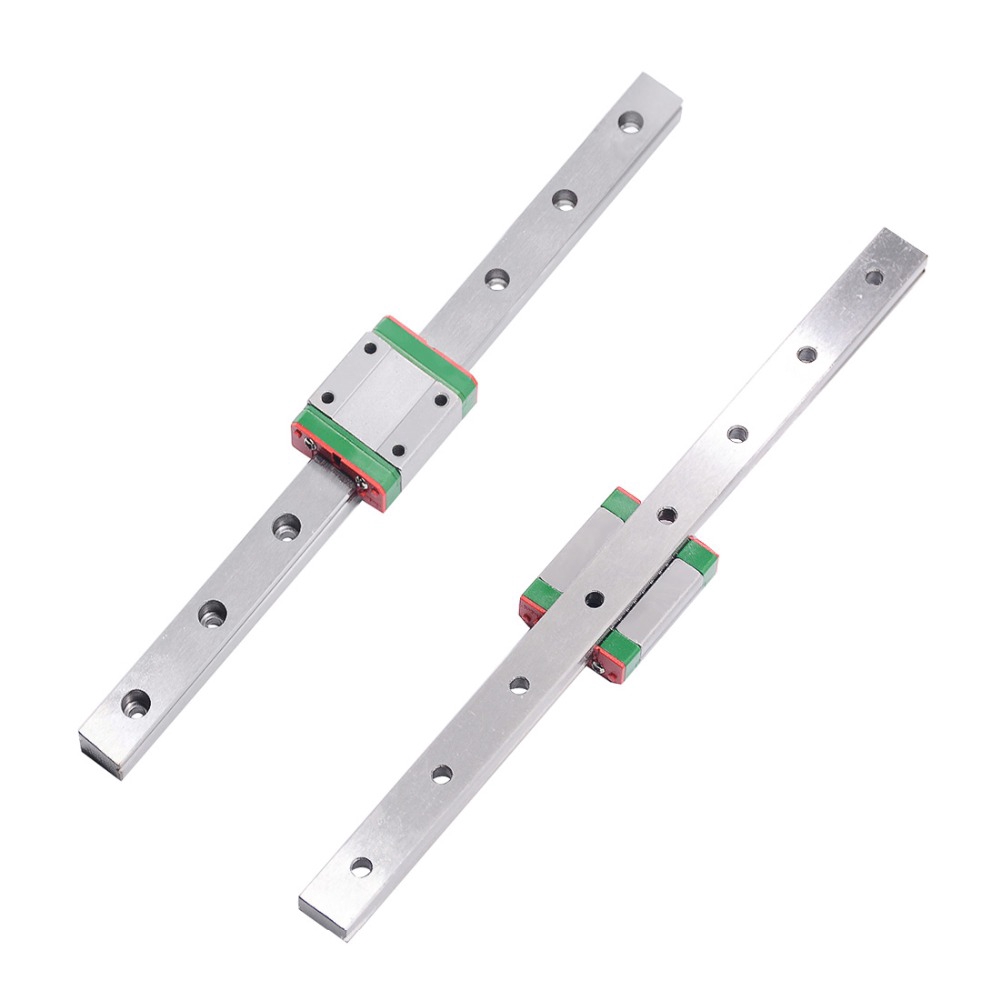 1 Thanh Trượt Tuyến Tính mini Mgn7 MGN12 MGN15 MGN9 200 300 400 500mm MGN9 linear +1pc MGN9C