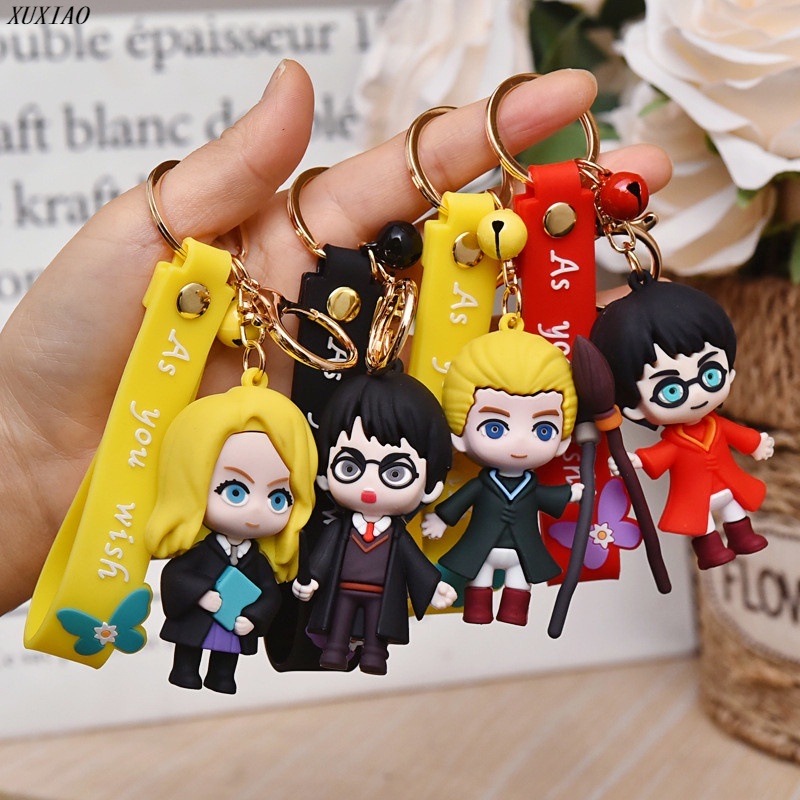 Móc Khóa Nhựa Mềm Hình Nhân Vật Hoạt Hình Harry Potter 3D 17 Kiểu Dáng Tùy Chọn