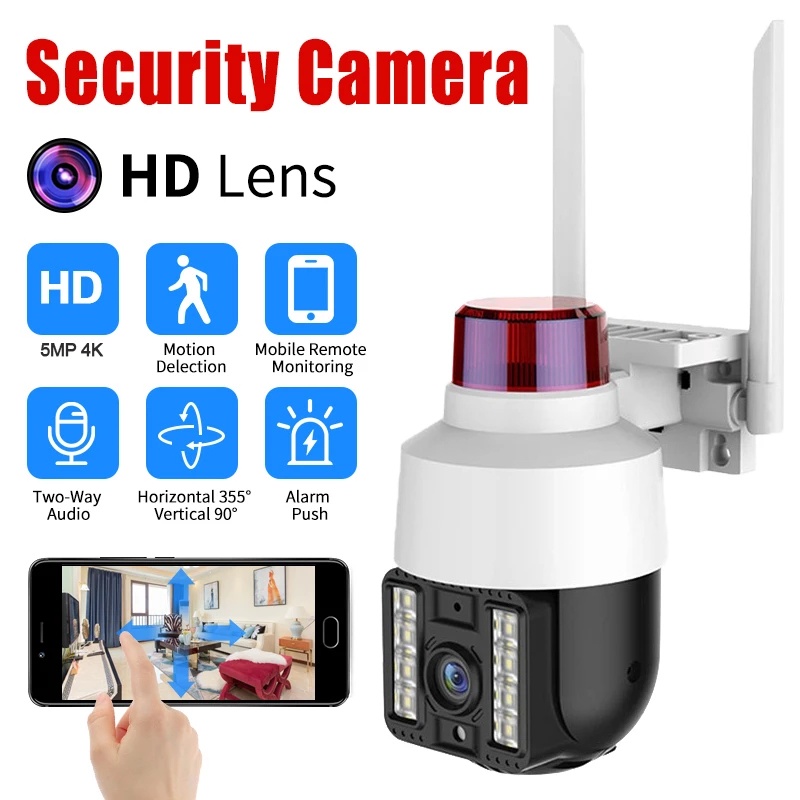 2MP PTZ Camera IP Ngoài Trời 4X Zoom Kỹ Thuật Số Tự Động Theo Dõi WIFI IP P2P Camera Quan Sát Full Không Dây Chống Nước an Ninh Ghế Dài