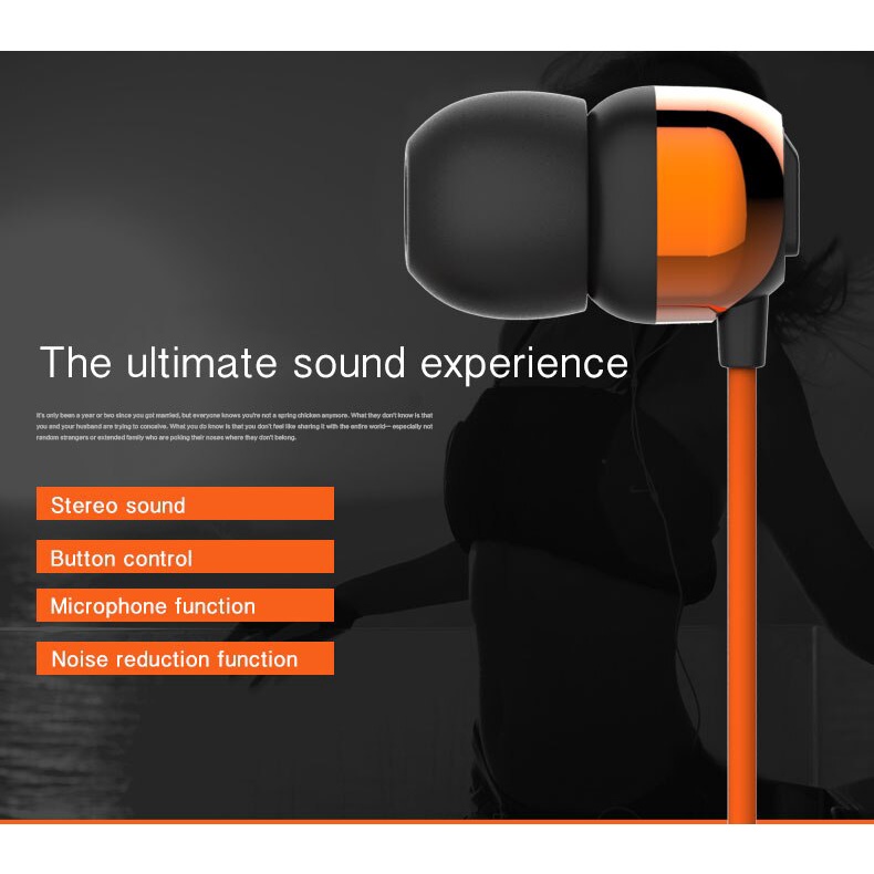 Tai nghe nhét tai có dây MH09 giắc cắm 3.5mm tích hợp micro chất lượng cao dành cho Android &amp; iOS