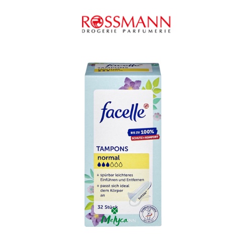 Tampon băng vệ sinh Facelle hàng Đức chính hãng, đủ size - Shop Melyca
