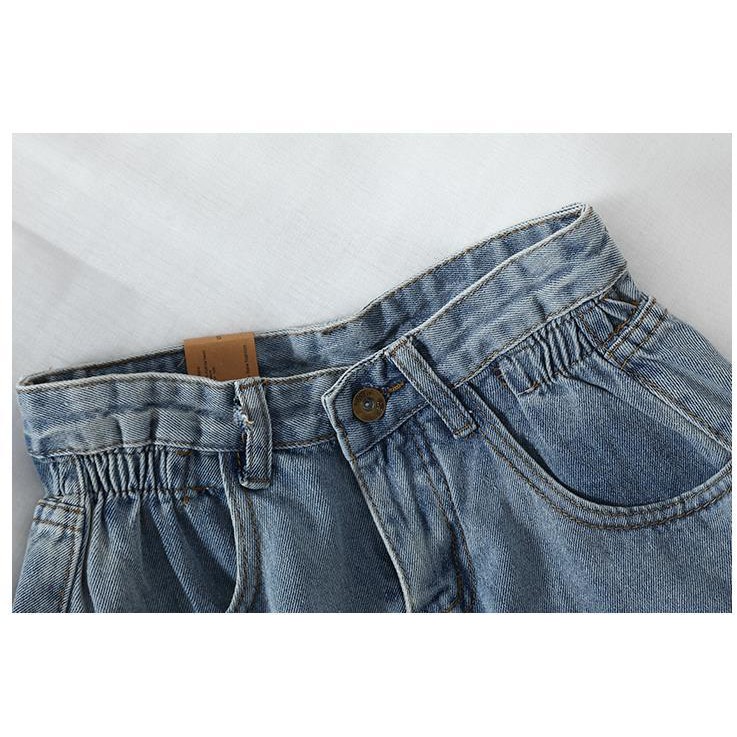 Quần short jean nữ lưng cao thời trang | BigBuy360 - bigbuy360.vn