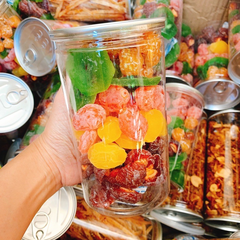 Mứt 5 Vị đóng lon pet 500gr
