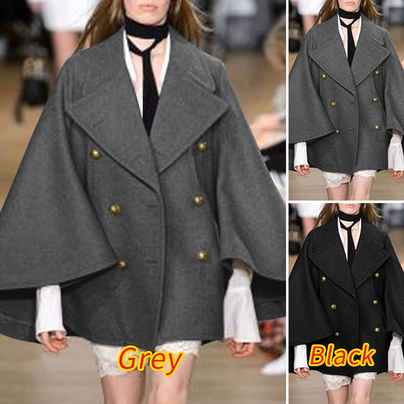 Áo choàng ZANZEA hai hàng nút phía trước thời trang mùa đông trang trọng cho nữ | BigBuy360 - bigbuy360.vn