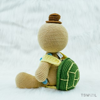 Mr Rùa thú bông len Handmade