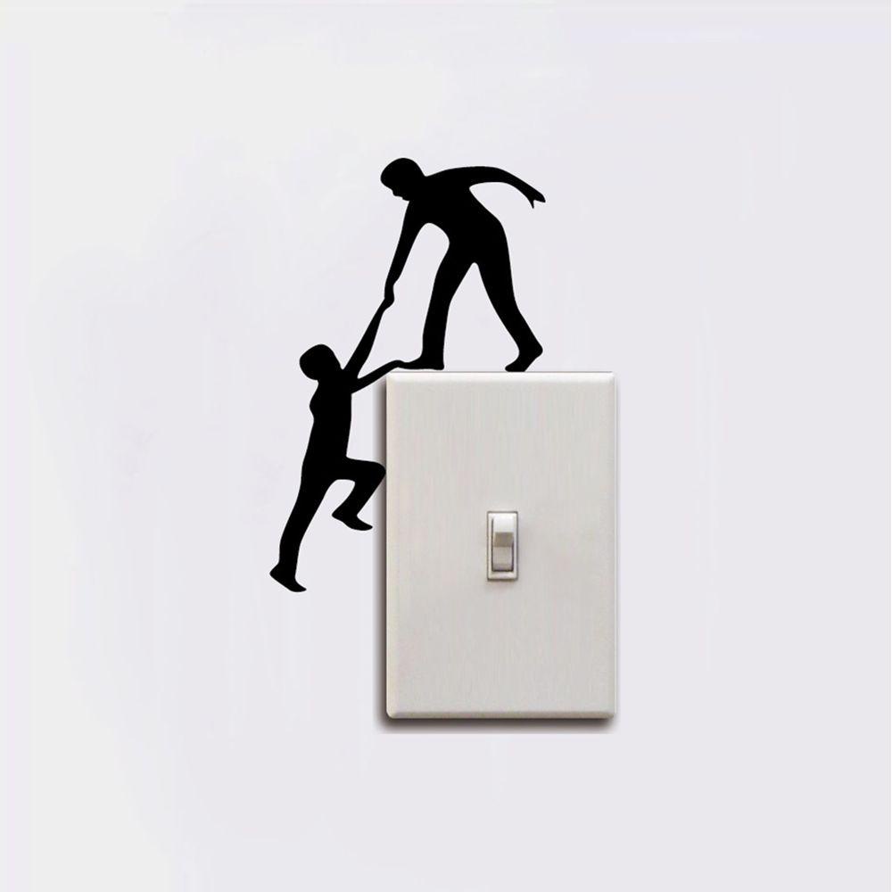 IVORY Sticker Dán Công Tắc Đèn Trang Trí Phòng Ngủ Cho Bé