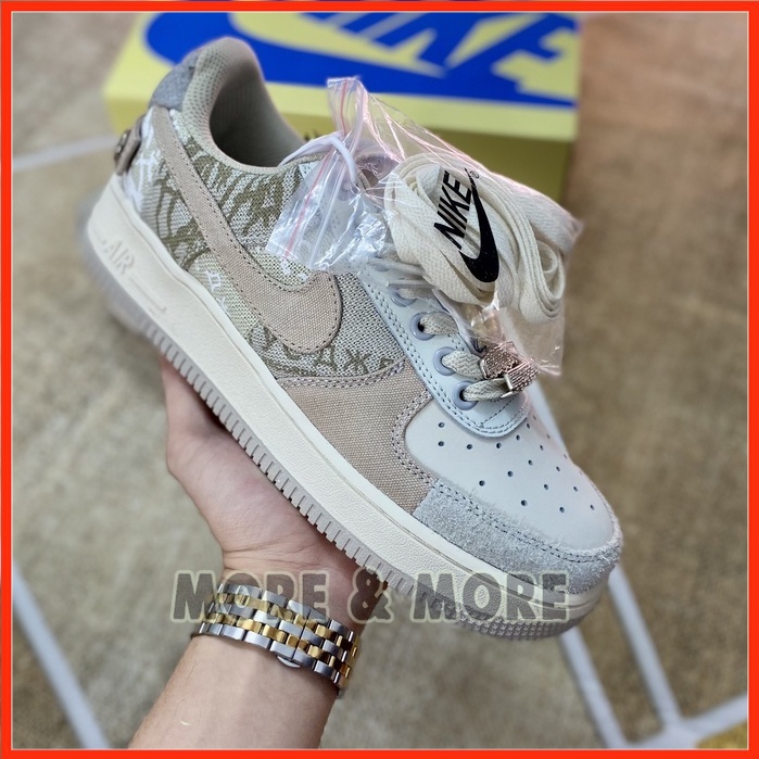Giày thể thao AF1 Travis Scott Kitty Cream/Sail'07 chất lượng 𝗕𝗲𝘀𝘁 𝗤𝘂𝗮𝗹𝗶𝘁𝘆 MSZ8213