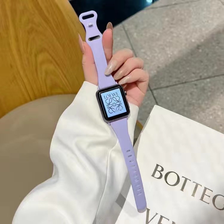Dây Đeo Tay Bằng Silicone Thoáng Khí 2022 Cho Apple Watch 49mm 41mm 45mm 44mm 40mm 42mm 38mm 44mm i-Watch ultra 7 6 5 4 3 2 1 se