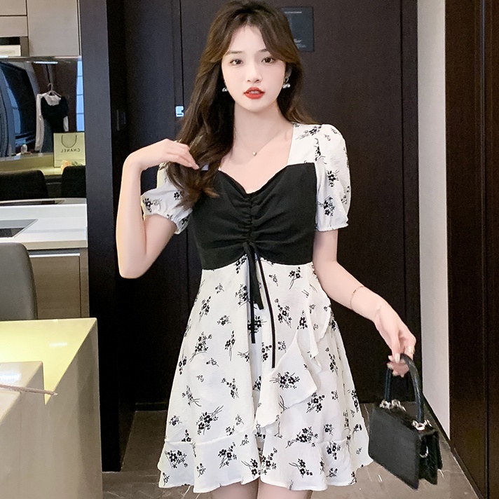 váy chữ a ngắn váy hoa nhí vintage đầm trắng váy tiểu thư sang chảnh đầm tay phồng đầm cúp ngực đầm bigsize nữ váy nữ xinh váy đi chơi đầm đi tiệc đầm nữ