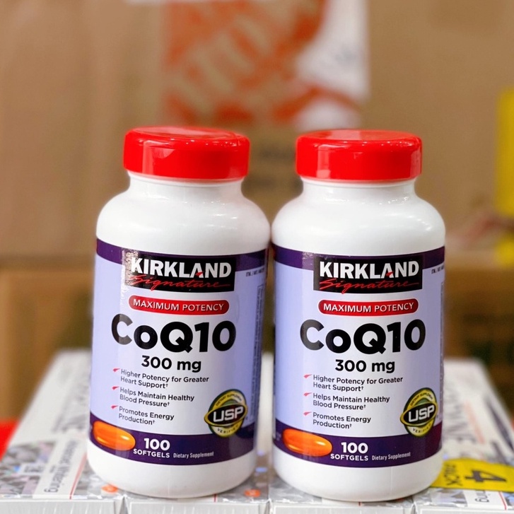 Viên uống Kirkland Signature CoQ10 300mg 100v_ MỸ  Date xa