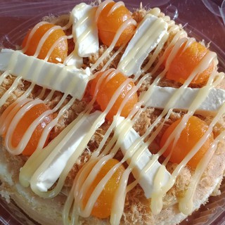 HCM [Voucher] Bánh Bông Lan Trứng Muối Phô Mai Chà Bông Sốt Kem Trứng(16cm) tại Bánh Kem Thiên Thần