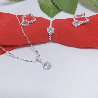 Bộ trang sức bạc nữ