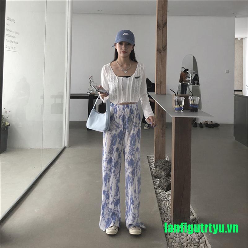 Quần Dài Lưng Cao Ống Rộng Phong Cách Bohomian | BigBuy360 - bigbuy360.vn