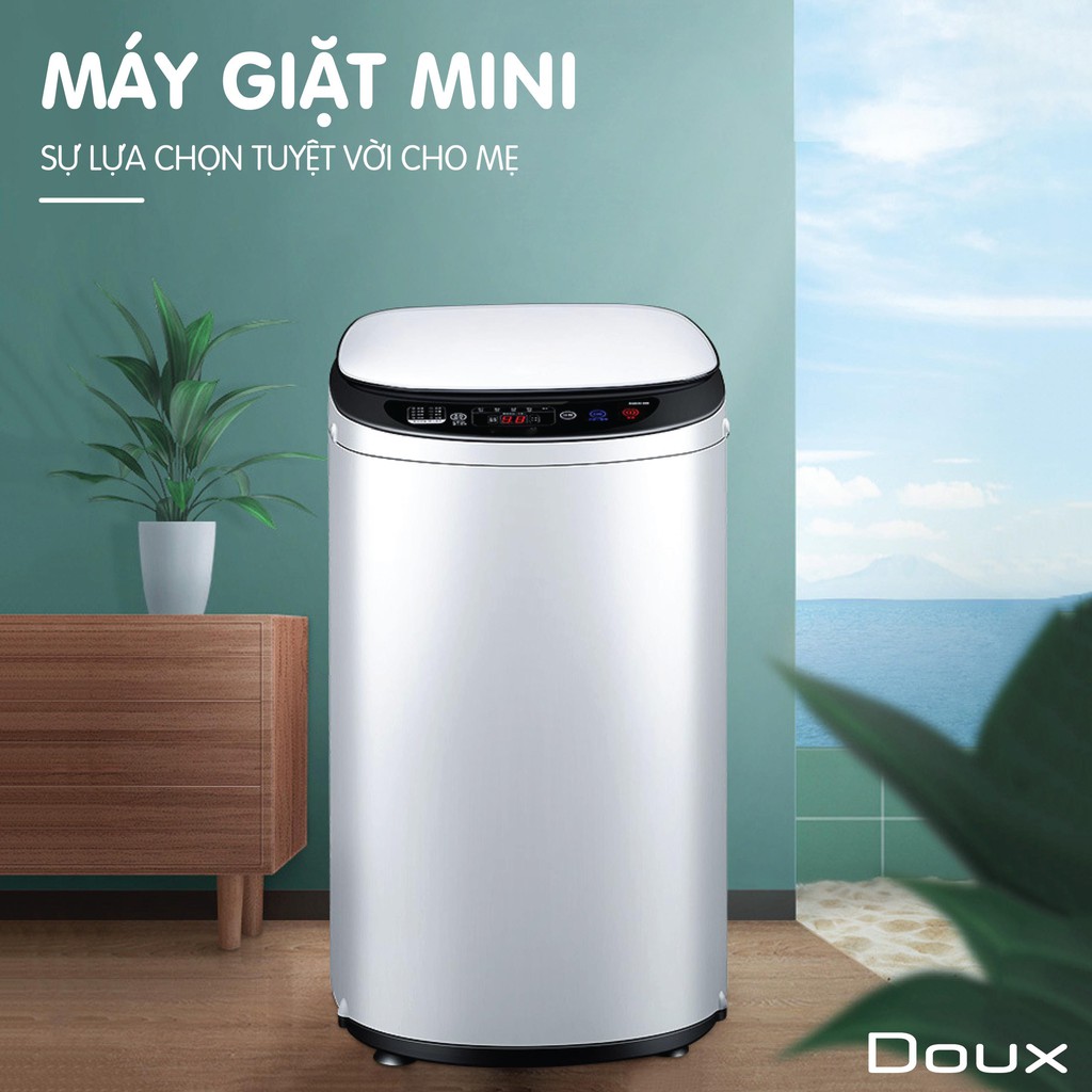 Máy giặt Mini tự động DOUX, có đèn diệt khuẩn UV, có tính năng giặt đồ cho em bé tối ưu