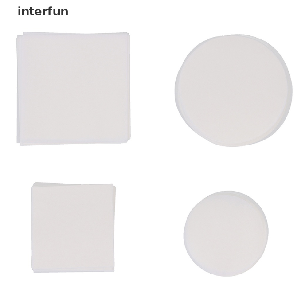 Set 500 Giấy Lót Bánh Hấp Hình Tròn / Vuông Chống Dính Tiện Dụng