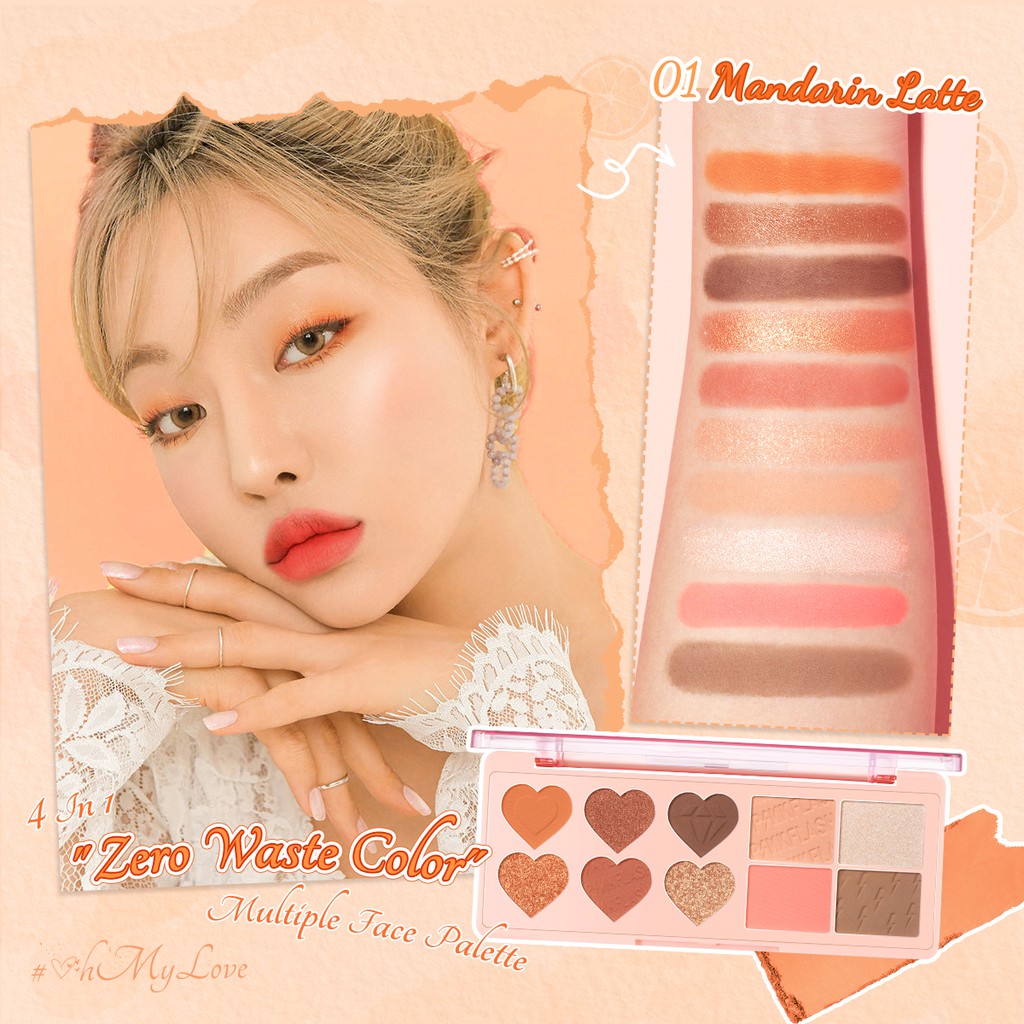 PINKFLASH New Face Comprehensive Palette Long Lasting Easy Color Blush High Gloss Eyeshadow All-in-one Palette