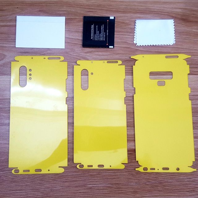 Dán PPF Full viền lỗ loa 4 lớp cho Samsung Note 10 Plus, Note 10 lite , Note 9 , note 8 chất liệu nhám và bóng dễ dán