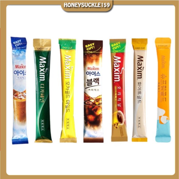 [MAXIM] SET CÀ PHÊ MAXIM 10 GÓI MIX ĐỦ VỊ DÙNG THỬ