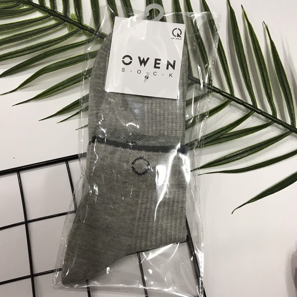 Owen Tất nam vớ nam không hôi không xù không bai thoáng khí cổ trung cổ ngắn Arislaro