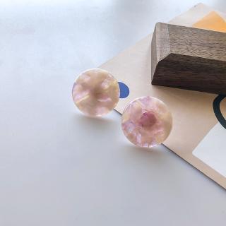 Earrings female cubes retro style