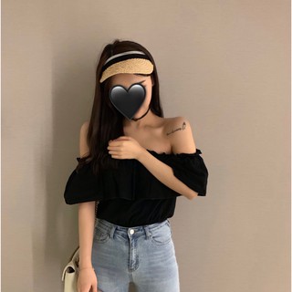 Áo Quây Croptop Trễ Vai