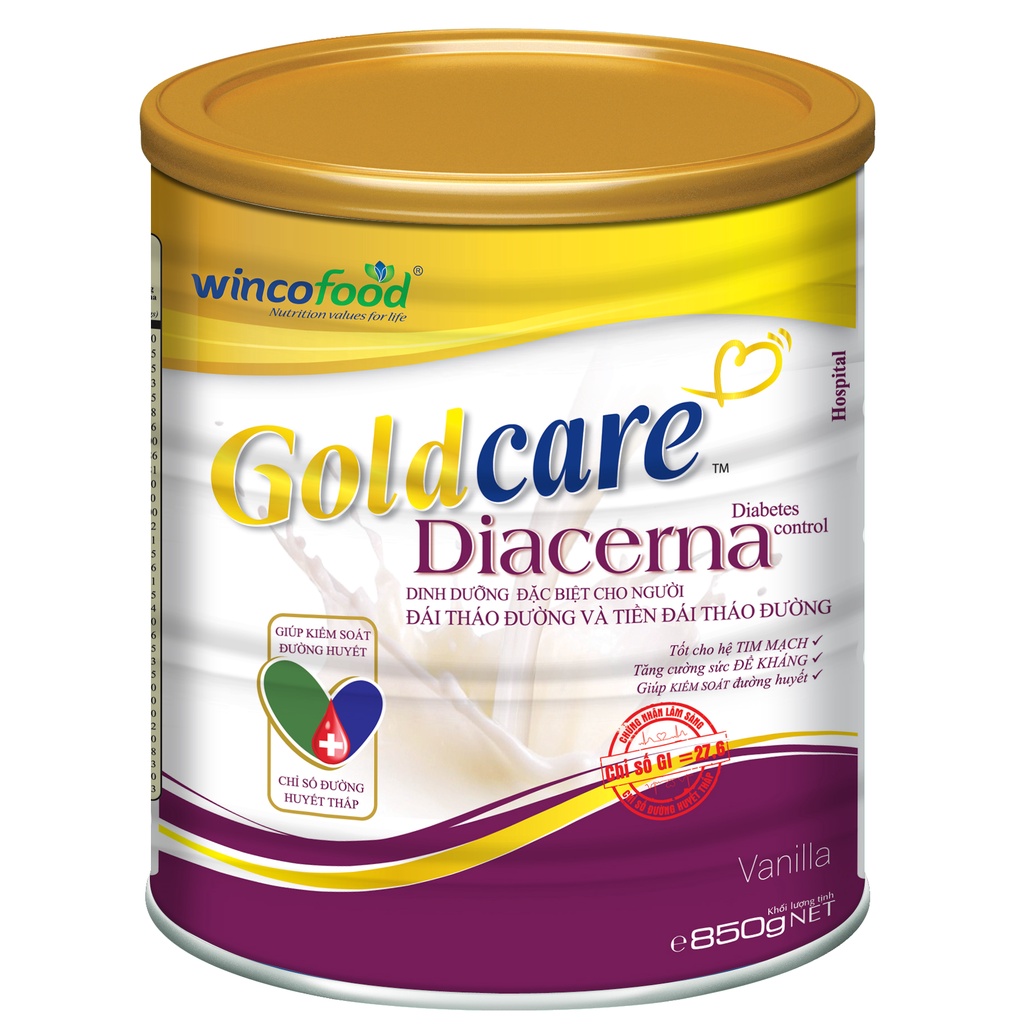 Sữa bột Wincofood Goldcare Diacerna 850g