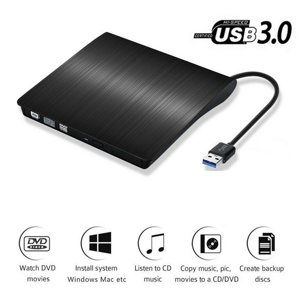 Ổ Đĩa Quang Bên Ngoài Usb 3.0 Cho Asus Samsung Acer Dell Laptop Pc Hp | BigBuy360 - bigbuy360.vn