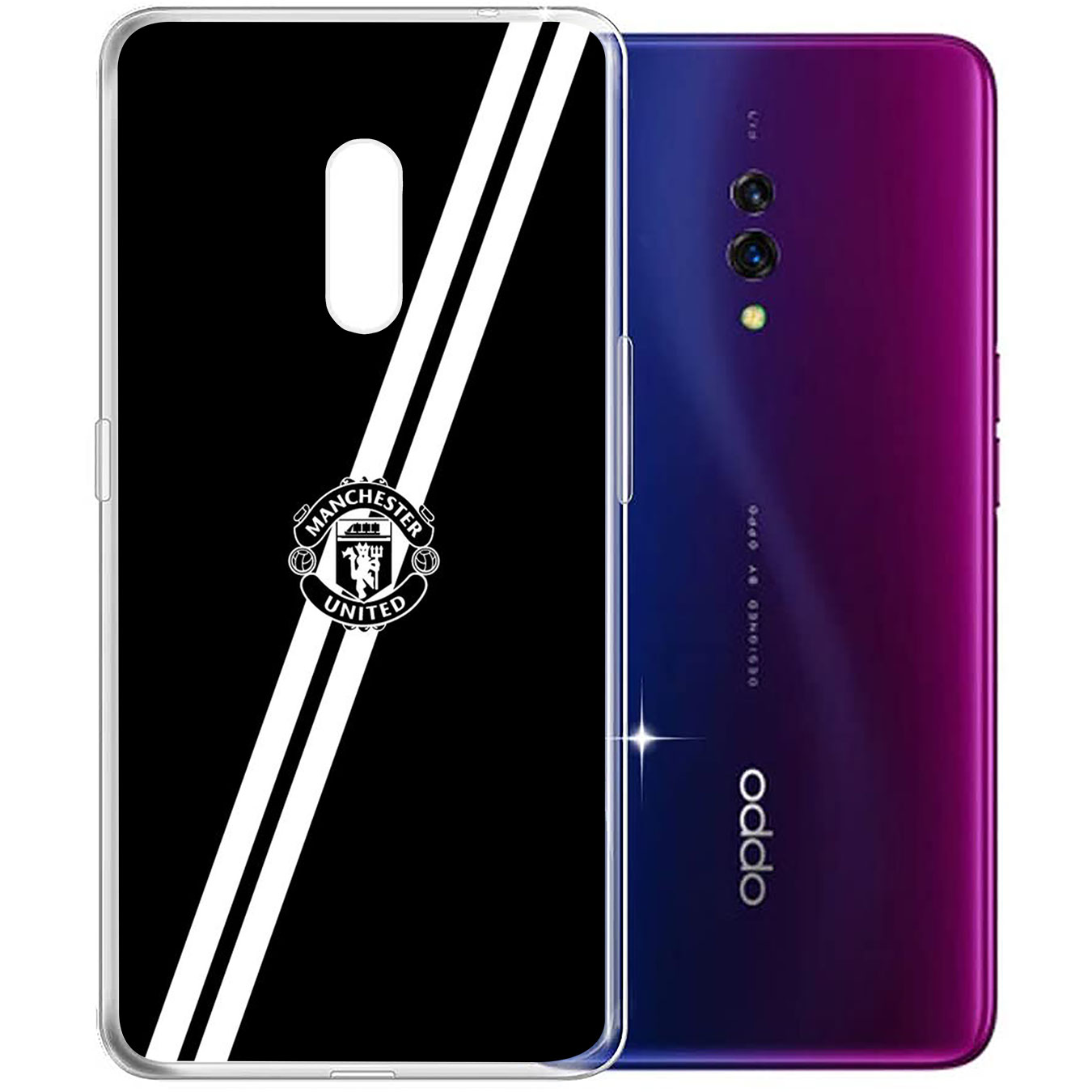 Ốp điện thoại silicon hình FC Manchester United cho iPhone XR X XS Max 7 8 6 6s Plus + 6Plus 7Plus 8Plus