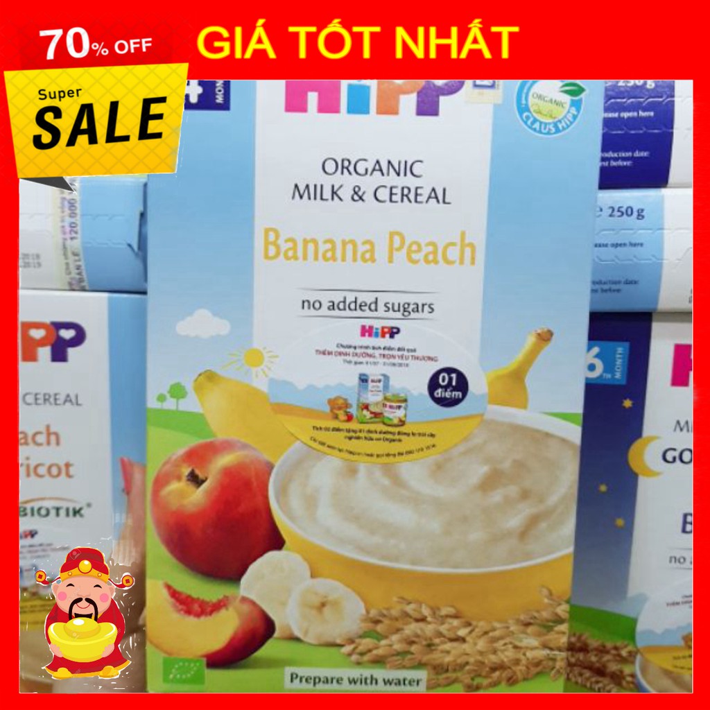 [ GIÁ TỐT NHẤT ]  Bột ăn dặm Hipp cho trẻ trong khoảng 4 tháng tuổi [ HÀNG CHÍNH HÃNG ]