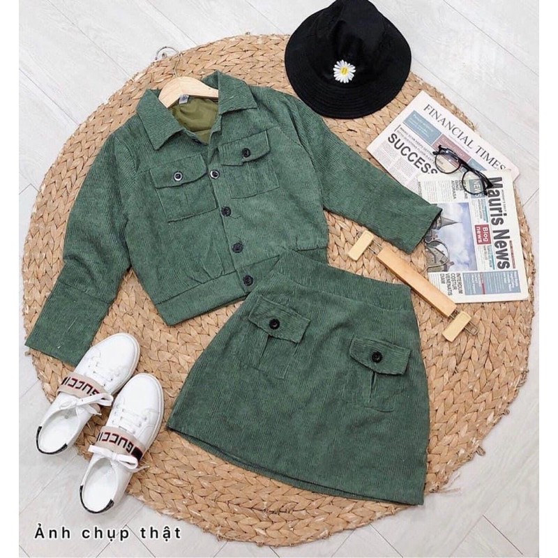 ❤️ ẢNH CHỤP THẬT SET BÒ ÁO + CHÂN VÁY #195