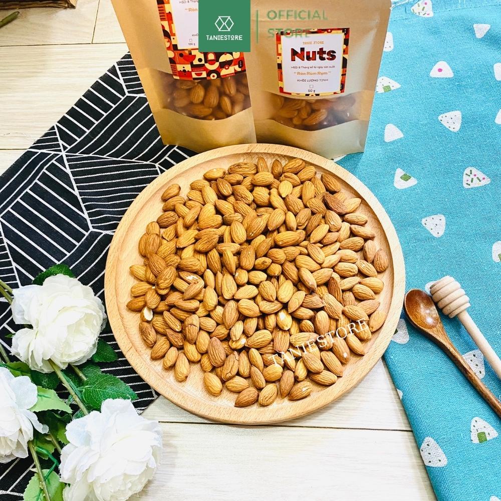 Hạt hạnh nhân sấy chín Mỹ, hạt dinh dưỡng hữu cơ chất lượng Sạch - Đều - Đẹp Tanie Healthy Food