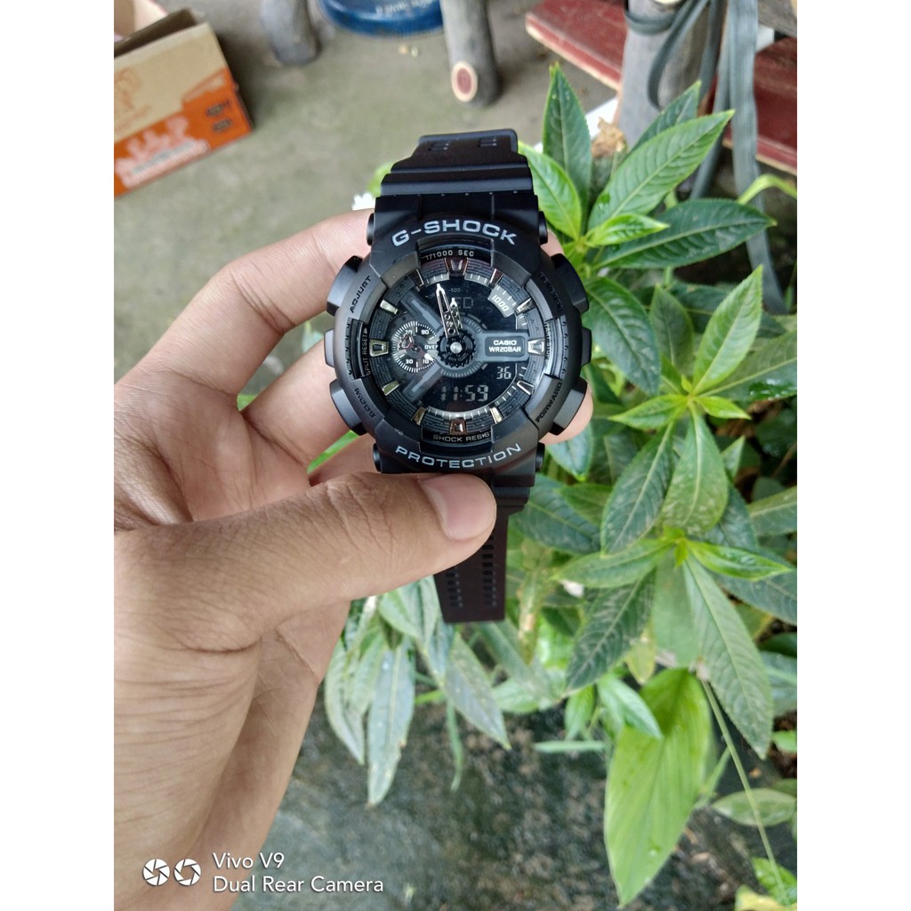 Đồng hồ thể thao nam nữ G-Shock GA-110-1BDR Full phụ kiện