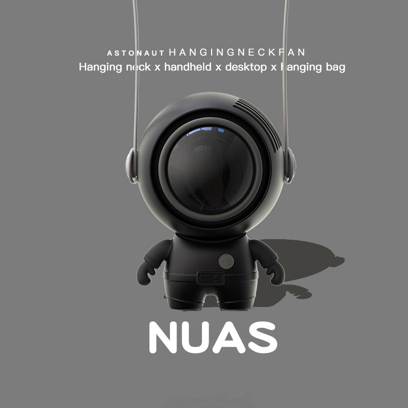 Quạt Mini đeo Cổ Phi Hành Gia - Quạt đeo Cổ Mini Chính Hãng Pin Dung Lượng Cao đeo Cổ Cầm Tay Tiện Lợi Cao Cấp Nhiều Màu