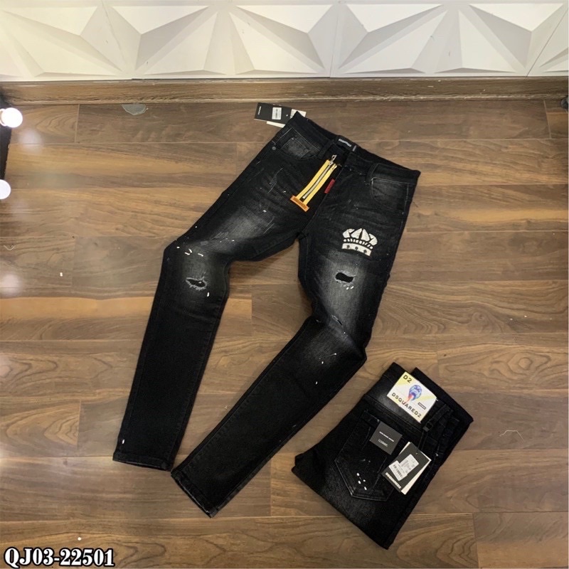Quần Jean vương miện đính kim sa QJ03