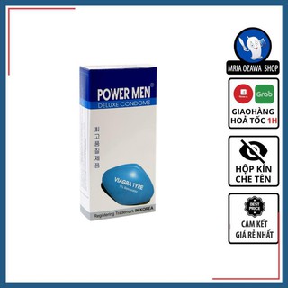 Bao cao su chống xuất tinh sớm power men viagra nhập khẩu chính hãng hộp 12 chiếc