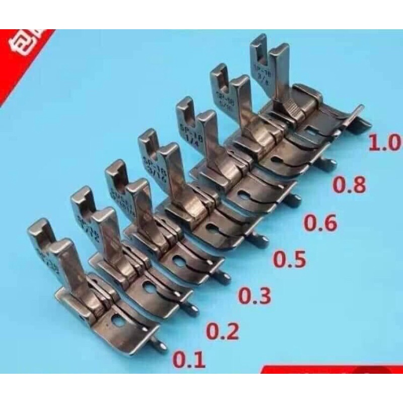 Chân vịt diễu mí sắt SP18 sử dụng cho máy công nghiệp.
